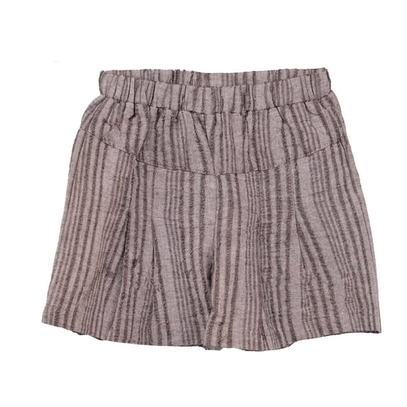 ContiKids Toddler Girls Boys Comfort Summer Linen Hemp Fashion Pull On Shorts Charcoal 4-5 Years