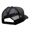 thumbnail image 4 of Tokyo Icon Embroidered Foam Panel Mesh Snapback - Black White OSFM, 4 of 5