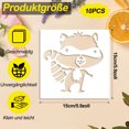 thumbnail image 2 of Plantillas reutilizables para pintar animales, paquete de 10 plantillas de animales, plantillas reutilizables para álbumes de recortes, tarjetas de regalo de bricolaje, regalos para niños, 2 of 7
