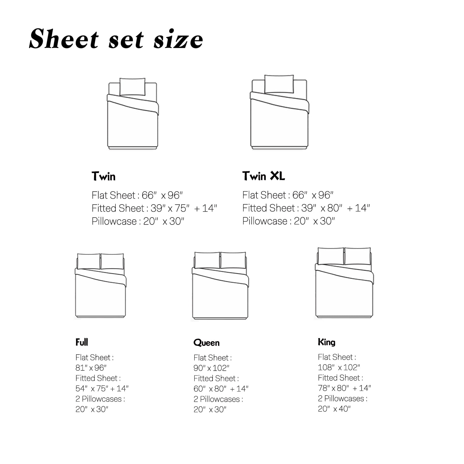 Evjk 3-4 PC Jcrown Sheet Set, Trendy Design, Comfortable Fit, Full
