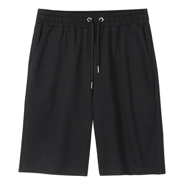 Cotton Shorts for Girls & Boys with Pockets and Drawstring Elastic Waisted Toddlers Kids Solid Straight Leg Atheltic Sweat Short 3-13Y