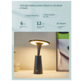 thumbnail image 2 of Table Lamp Simple Restaurant Bar Decor Ambient Light Touch USB Rechargeable Desk Lamp Night Light White, 2 of 8