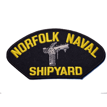 Norfolk Naval Shipyard Patch - Great Color - Veteran Owned Business