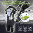 thumbnail image 2 of Men's Short Sleeve Cycling Jersey Padded Short Sportswear Suit Set Breathable Cycling Cloth Set, 2 of 8