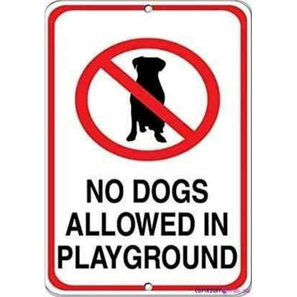 No Dogs Allowed Sign