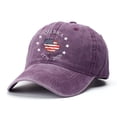 thumbnail image 2 of kaondbfi 4th of July Summer Patriotic Accessories Caps 250th Anniversary Usa Hat for Women Casual Independence Day Graphic Print Cowboy Hat Baseball Cap, 2 of 3