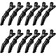 thumbnail image 1 of ShiYe toys store Pinzas para el cabello de cocodrilo, paquete de 12, pinzas para el cabello antideslizantes negras para mujeres, pinzas para el cabello de cocodrilo profesionales para peinar, pinzas p, 1 of 3