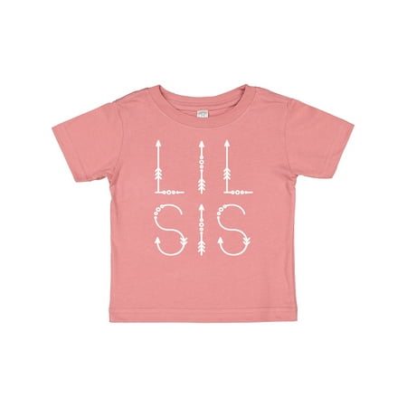 

Inktastic Little Sister Announcement Lil Sis Gift Baby Girl T-Shirt