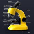 thumbnail image 3 of Microscope For Children, 40x-1200x Magnification Led Microscope Kit For Kids, Students, Children, 3 of 4