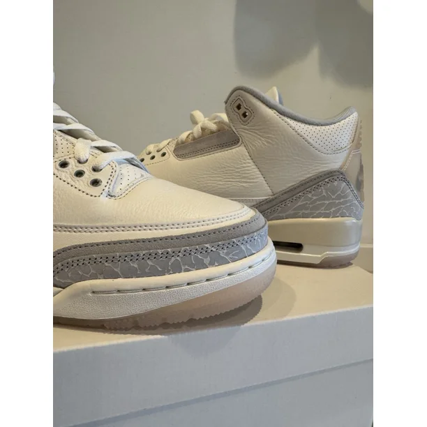 Ni - ke Ni - ke Air Jordan 3 Retro Craft Ivory FJ9479-100 Men's Shoes New