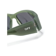 Off-White KIMBALL118 5707 64mm Rectangle Sunglasses Women's Olive Green