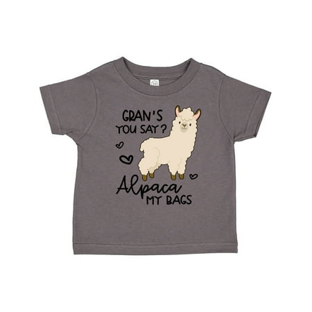 

Inktastic Gran s You Say Alpaca My Bags Gift Toddler Boy or Toddler Girl T-Shirt