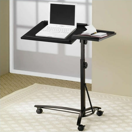 Coaster Desks Adjustable Mobile Laptop Stand In Black Walmart Canada