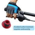 thumbnail image 3 of 2 Pack Embouts de Guidon en Alliage d'Aluminium Robuste Anti-Poussière Anti-Chute pour Vélo de Route Montagne Rouge, 3 of 6