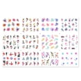 thumbnail image 1 of 12 unidades/juego de pegatinas para uñas, plantillas para manicura, pegatinas para decoración de uña Meterk D008, 1 of 5