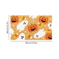 thumbnail image 3 of Sulaicai Cute Ghost Pumpkin Halloween Doormat, Non Slip Absorbent Washable Entrance Welcome Mat, Seasonal Holiday Decor Rug for Porch Kitchen Bathroom Bedroom Indoor Outdoor, 3 of 7