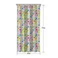 thumbnail image 5 of Pioneer Flower Floral Print Pattern Shower Curtain 36”x72", Bathroom Decorative Shower Curtain Set with 12 Hooks, Waterproof Washable, 5 of 6