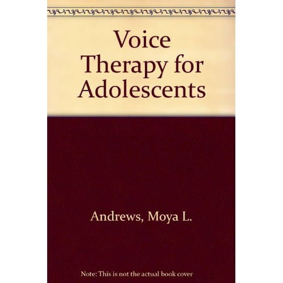 Pre-Owned Voice therapy for adolescents, 9780316042338, 0316042331, Paperback,