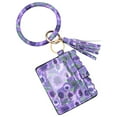 thumbnail image 1 of Jewelry On Clearance Large Bracelet Keychain Card Holder Tassel Bangle Key Ring Wristban With Wallet Multicolor, 1 of 2