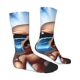 thumbnail image 3 of Lsque The Binding of Isaac Printed Men's Crew Socks, Soft Durable Breathable Moisture-Wicking with Odor Control Cotton socks, 3 of 7
