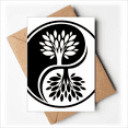 thumbnail image 1 of Cartes de Vœux Rondes Culture Yin-yang Blanches Vous Tes Invités Invitations, 1 of 3