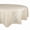 Taupe/White, variant on dii 100% cotton machine washable, everyday french stripe kitchen tablecloth for dinner parties, summer & outdoor picnics-70 seats 4 to 6 people, tablecloth-70 round, chambray white