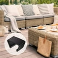 thumbnail image 4 of Geemuslly 14-Piece Patio Furniture Clips Outdoor Furniture Sofa Clips 2.4 D x 1.4 W x 1.22 H Rattan Clamps Wicker Chair Fasteners, Connect The Sectional or Module Couch, 4 of 7