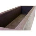 thumbnail image 4 of 38" Rustic Trough Planter - Monzanite, 4 of 4