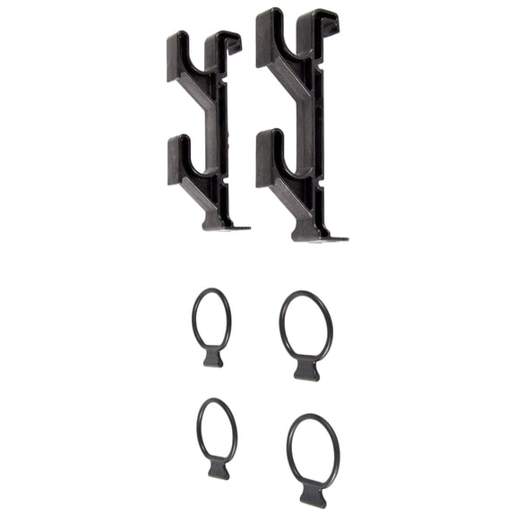 EZ-Stow Hauler Tool Holder - 2 Pack - Black - Compatible with Cub Cadet & More