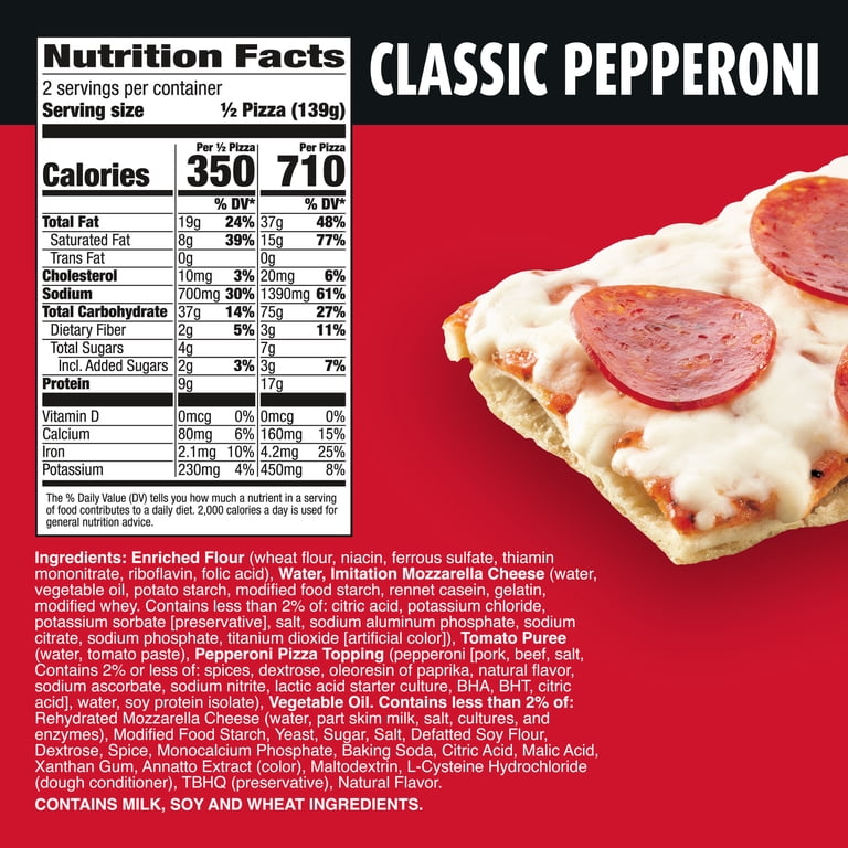 Totino's Party Pizza, Classic Pepperoni, Frozen Pizza, Frozen