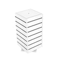 thumbnail image 2 of FixtureDisplays® 4-Sided Slatwall Counter Spinner Display Rack Great for Gift, Jewelry 15591-WHITE, 2 of 4