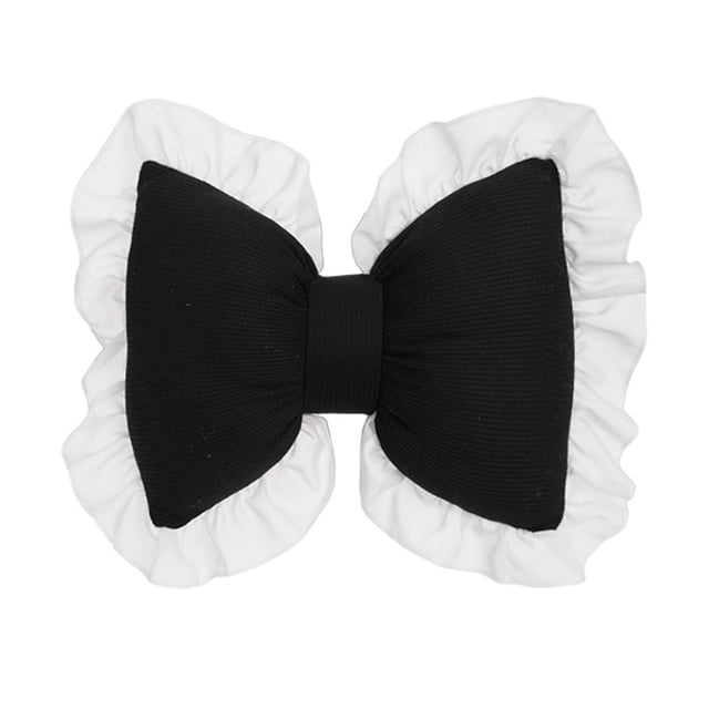 Ruiboury Lumbar Support Pillow For Car Creative For Added Style And Comfort Which Is Soft And Wear-resistant black waist pillow