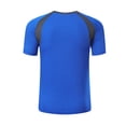 thumbnail image 2 of Manyakai Men's UPF50+ UV Protection Rash Guard Stretchy Summer Swimming Tops Active Sport Casual Blue XL, 2 of 7