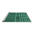 thumbnail image 2 of Ahgly Company Machine Washable Indoor Rectangle Abstract Turquoise Blue Modern Area Rugs, 8' x 12', 2 of 4