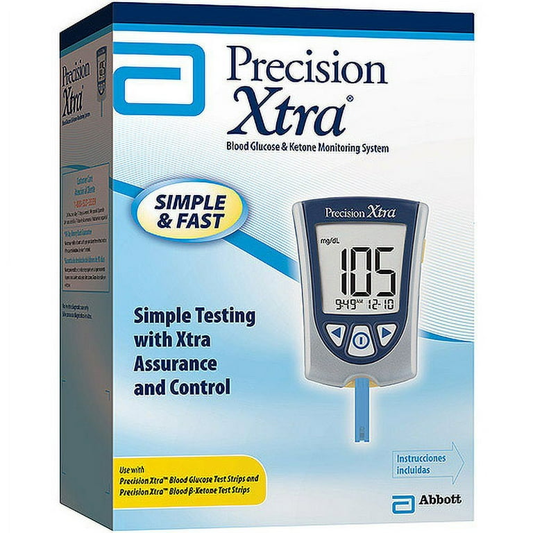  30 Precision Xtra Blood Glucose Test Strips, Unboxed, Sealed,  Not Ketone Test Strips : Health & Household