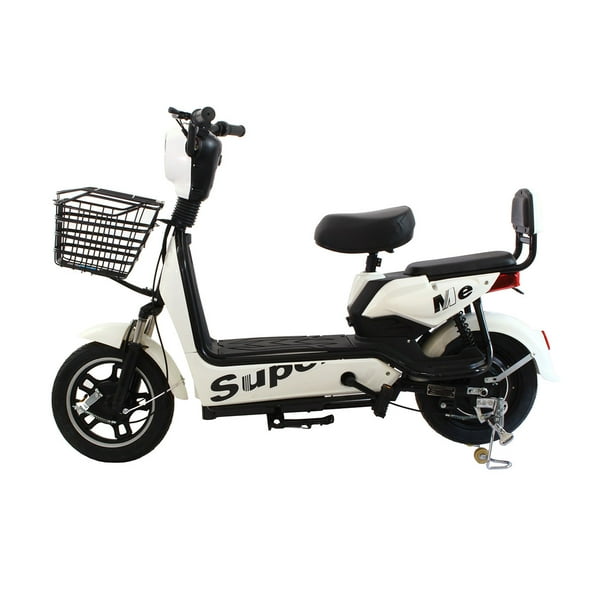 Bicicleta Eléctrica E-bike Moboss Hawk 300W 14' Con Canastilla