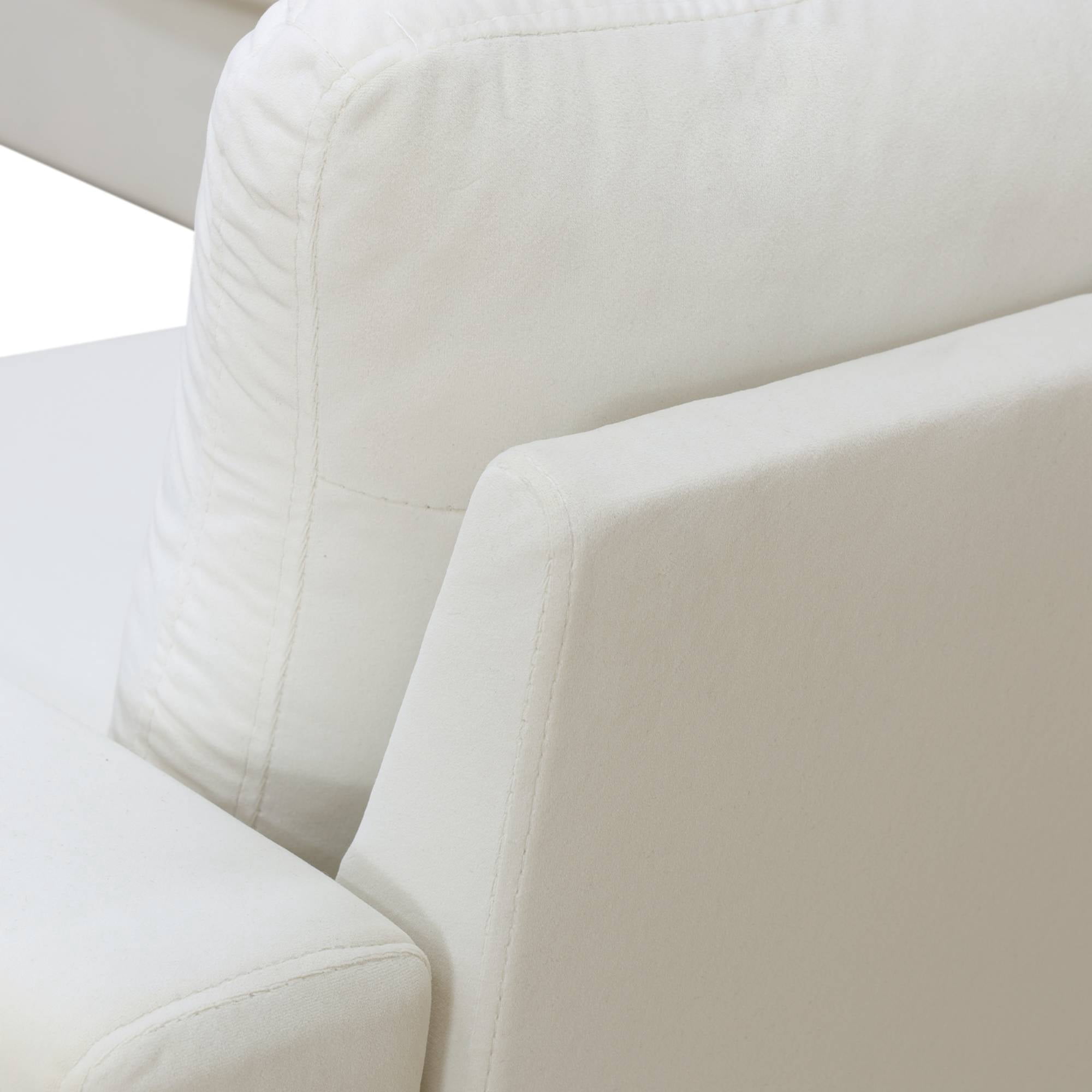 L Shaped Sofa Couch U Shaped Sectional Corner Sofa 6-Seater Furniture Modular Couches for Living room, Beige