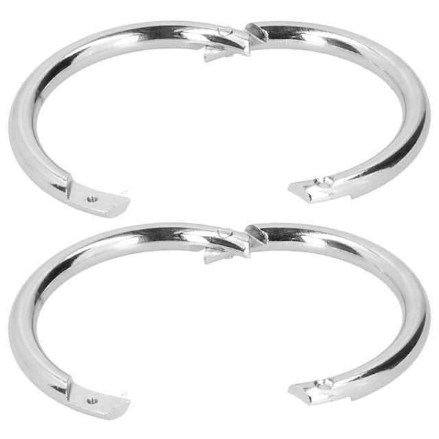 Cow Nose Ring, 2pcs Practic Anti-rust Automatic Locking Farm Cattle Nose Ring, For Farm Livestock