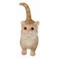 thumbnail image 2 of Realistic Curious Feline Orange Tabby Munchkin Cat Kitten Mini Figurine, 2 of 9