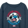 thumbnail image 3 of Marvel Captain America - Brooklyn - Women's French Terry Pullover Sweatshirt, 3 of 5
