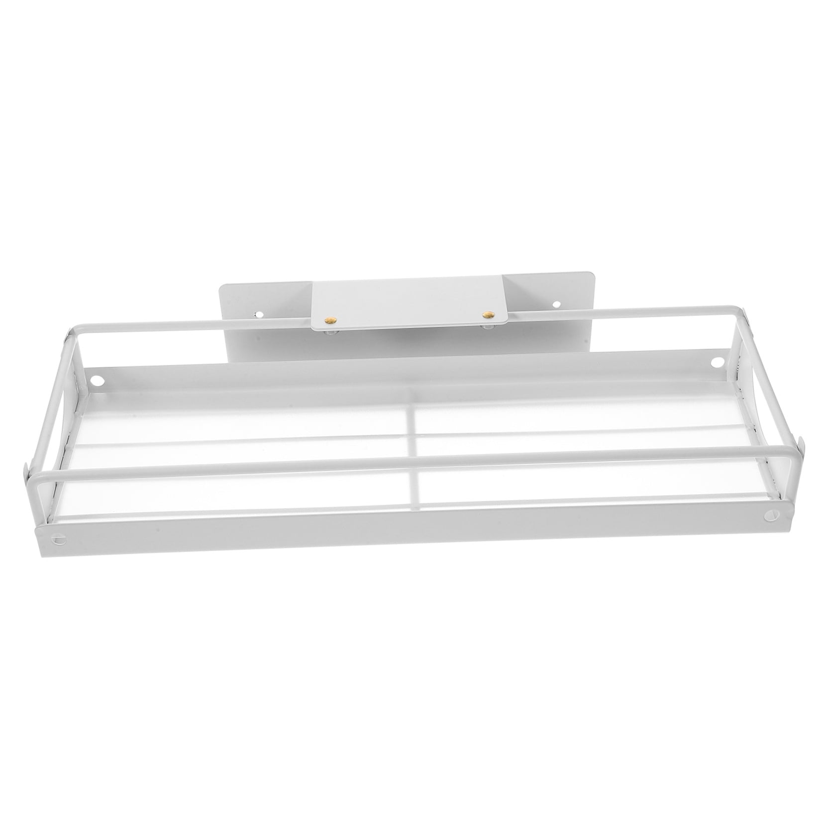 PAMINGONO White Carbon Steel Pull-Out Under Sink Drawer Organizer Cabinet Storage Rack for Kitchen Bathroom