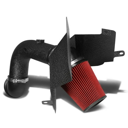 For 2003 to 2007 Dodge Ram Black Coated Aluminum Air Intake System - L6 DR DH DC DM D1 04 05 (Best Air Intake For Dodge Ram 1500)