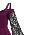 thumbnail image 5 of Womens Halloween Costumes 2024 Cosplay Gothic Dresses Gothic Dresses For Women Cold Shoulder Butterfly Sleeve Lace Halloween Dress, 5 of 5