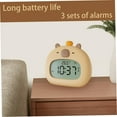 thumbnail image 3 of SHKL Wholesale Cute Capybara Alarm Digital Clock Timer Night Light Wake up Rechargeable Adjustable Brightness Animal Shaped Gift, 3 of 5
