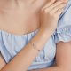 thumbnail image 5 of Violte SECRET Pulsera Mujer Plata 925 Infinito, Pulsera Mujer Amor Ajustable, Joyas Mujer Regalos Navidad para Mujer Cumpleaños Regalo Día de la Madre Mamá Pulseras Corazón Infinito Plata, 5 of 5