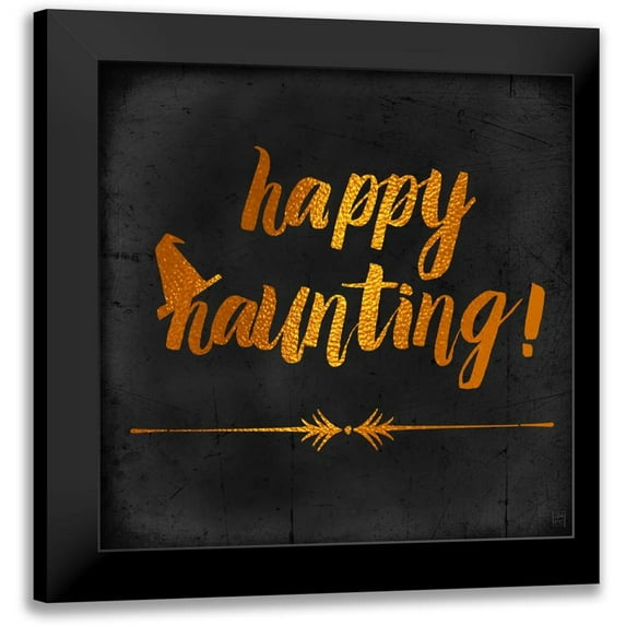 Perrenoud, Aubree 15x15 Black Modern Framed Museum Art Print Titled - Happy Haunting