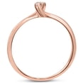 thumbnail image 4 of SuperJeweler 0.02ct Two Diamond Promise Ring In 10 Karat Rose Gold For Women, 4 of 6