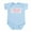 Sky Blue, variant on CafePress - My Fingers May Be Small... Infant Bodysuit - Baby Light Bodysuit, Size Newborn - 24 Months