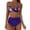z16-Dark Blue, variant on Tankinis Striped Print Polyester, Swimsuit (Women's)