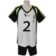 thumbnail image 3 of Disfraz de Cosplay de Anime Haikyuu, uniforme de voleibol de escuela secundaria, traje deportivo, uniforme del equipo de fútbol y baloncesto, 3 of 5